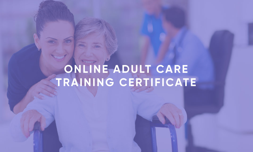 Online Adult Care Training Certificate