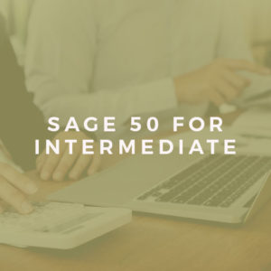 Sage 50 Accounting for Intermediate Learners