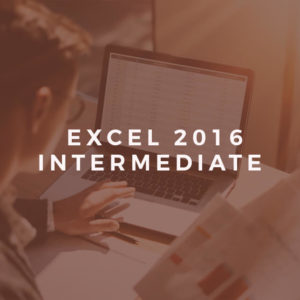 Microsoft Excel 2016 Intermediate Training Diploma