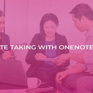 Minute Taking With OneNote 2007 Training Certificate