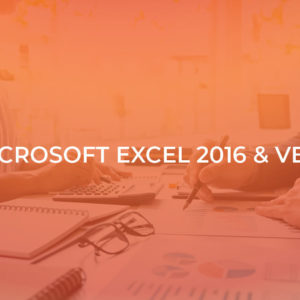 Microsoft Excel 2016 and VBA Training Diploma