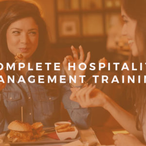 Complete Hospitality Management Training with Restaurant Management & Food Catering