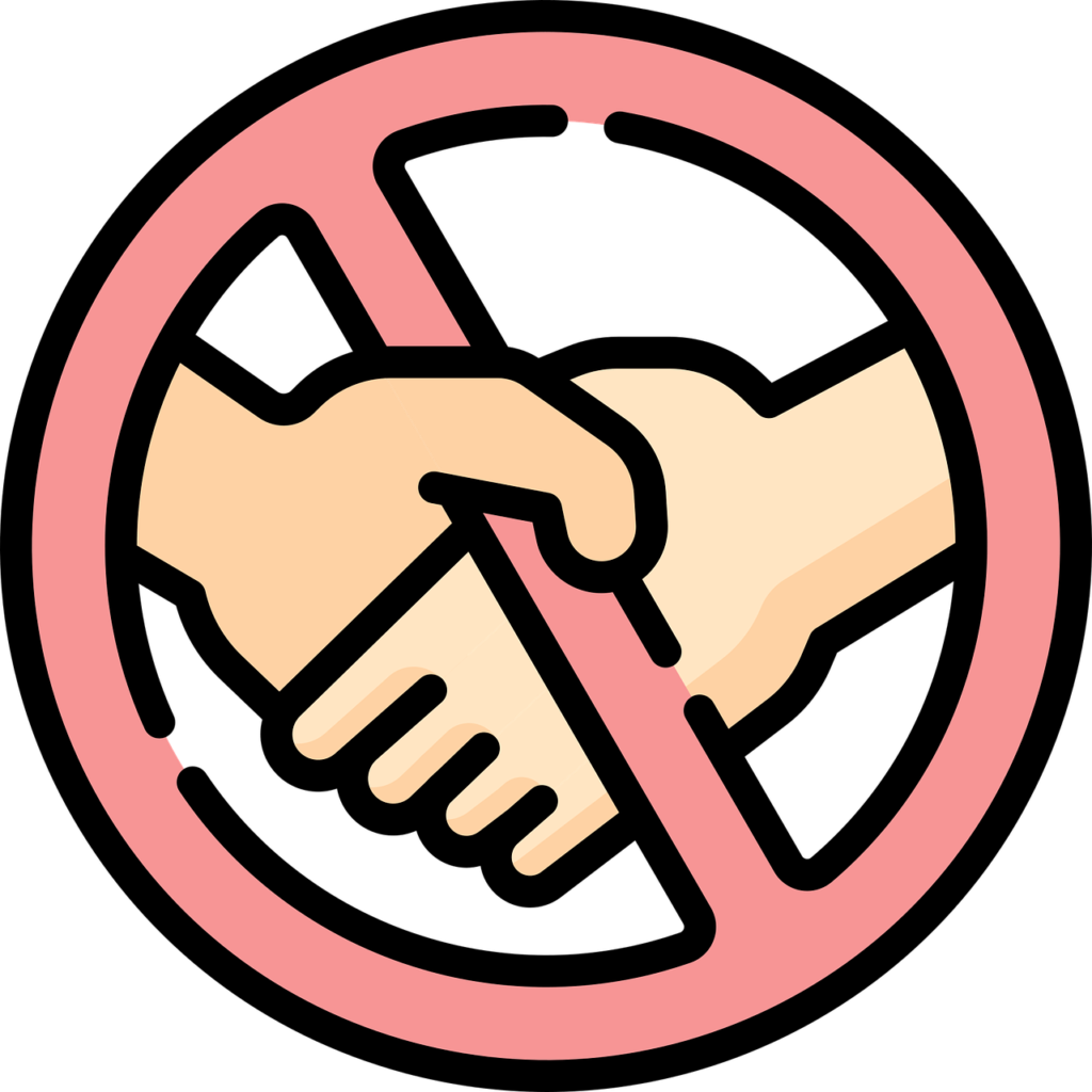Stop handshaking at office to prevent the spread of sickness