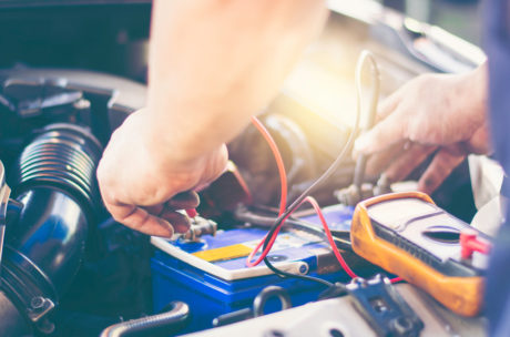 Battery maintenance of a car