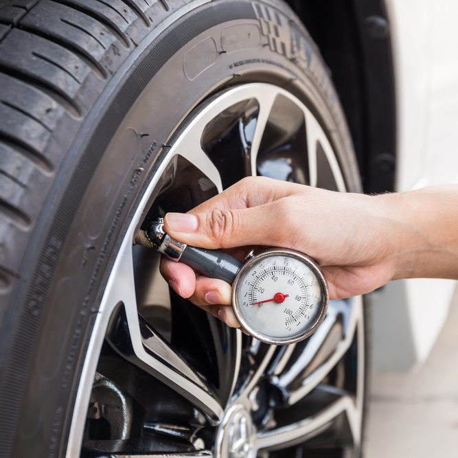 Tire Pressure Measurement & Fluid Maintenance