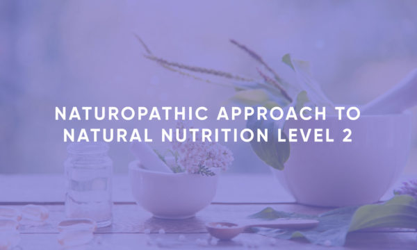 Naturopathic Approach to Natural Nutrition Level 2