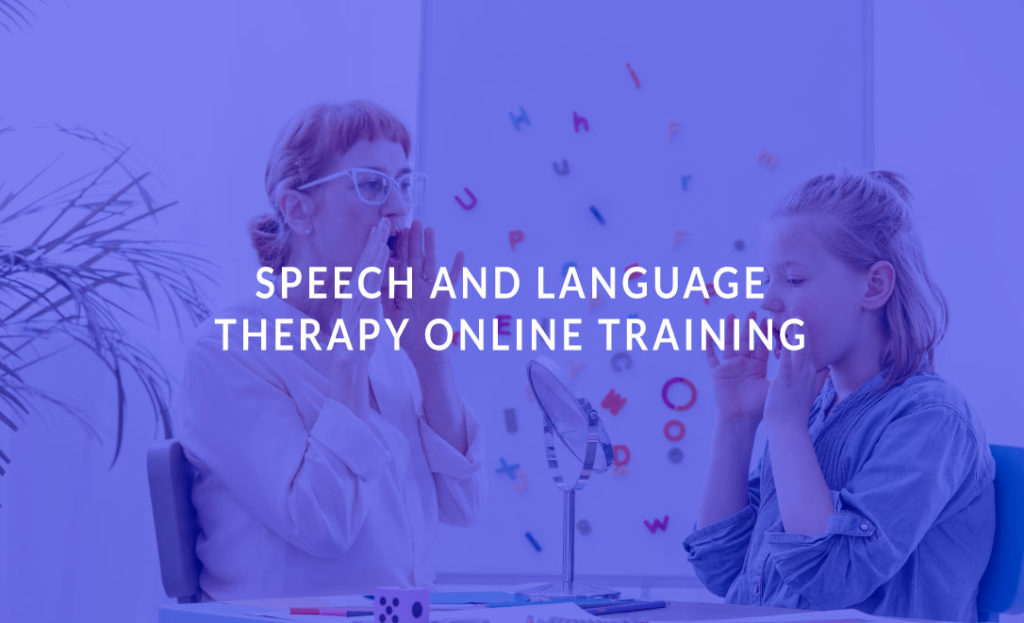 speech and language therapy online courses
