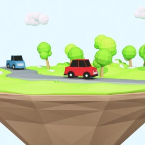 Cinema 4D Low Poly Tree