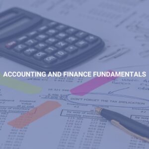 Accounting and Finance Fundamentals
