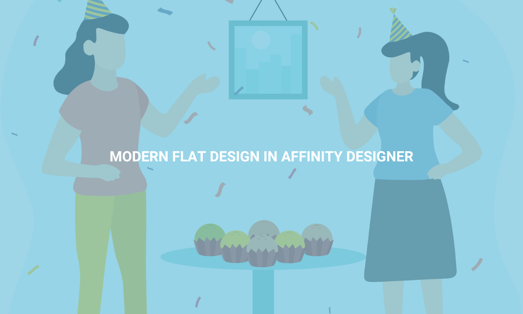 Modern Flat Design in Affinity Designer